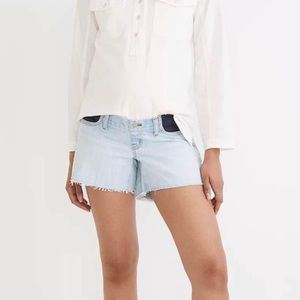 MADEWELL MATERNITY CUTOFFS • never worn • washed once • size 30
